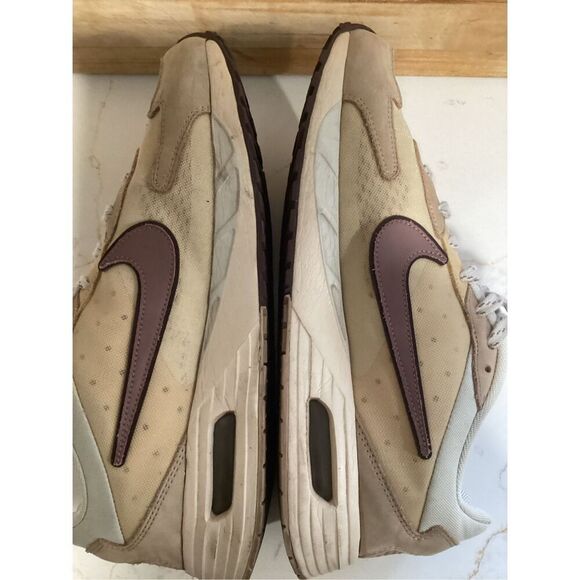 Nike Air Max Solo Sesame Smoke Mauve Sz 12 Athletic Running Shoes FZ5050-221 - Picture 9 of 11